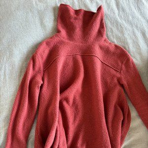 Free People Burnt Orange Turtleneck Sweater